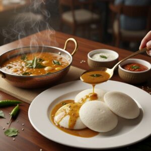 Idli Samber  and Chutney